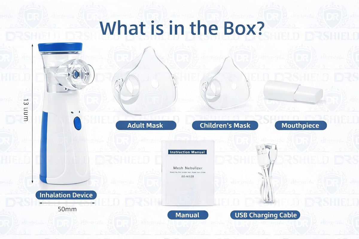 Portable Mesh Nebulizer – Fast & Silent Breathing Relief