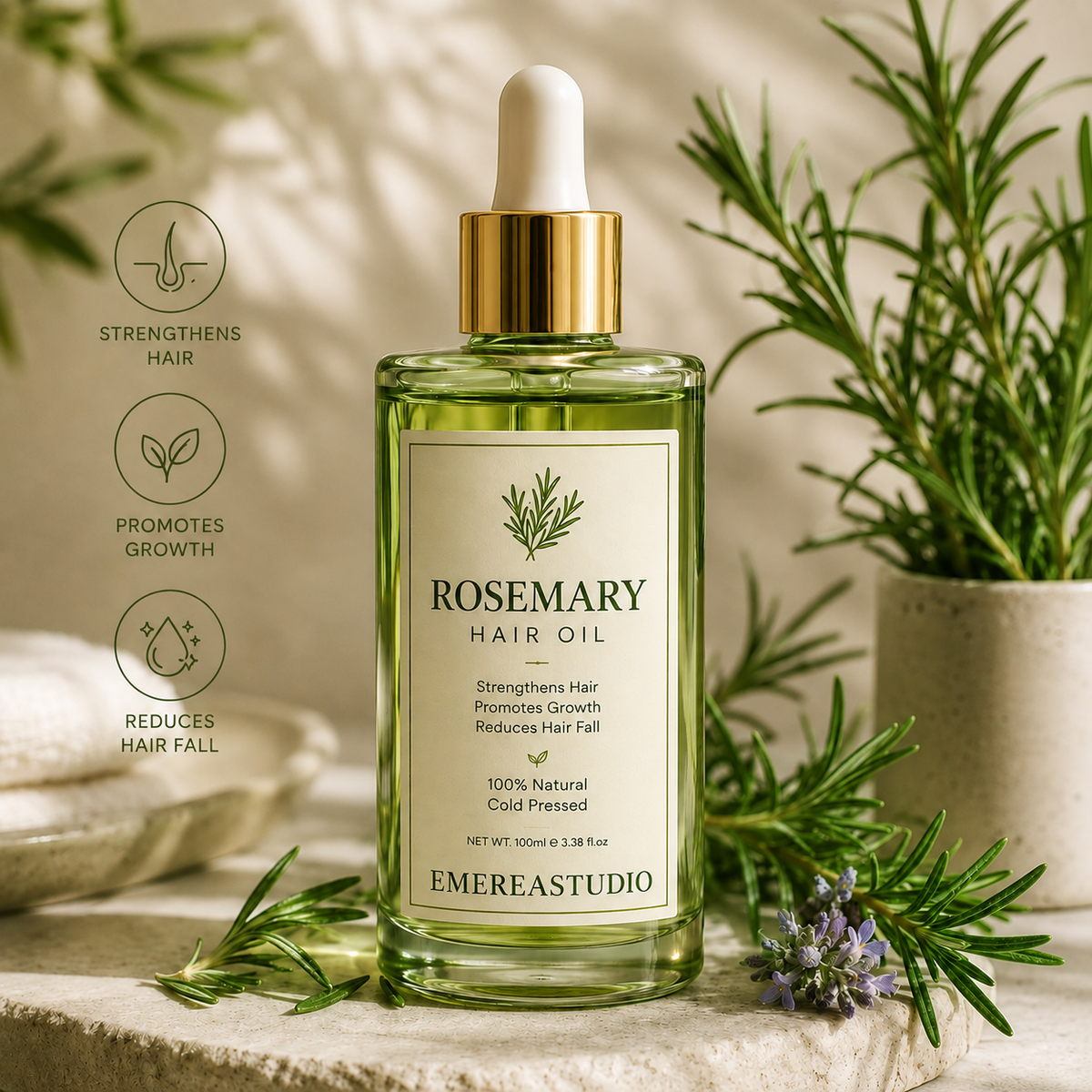 PureRoot Rosemary Oil – Stimulate Hair Growth Naturally