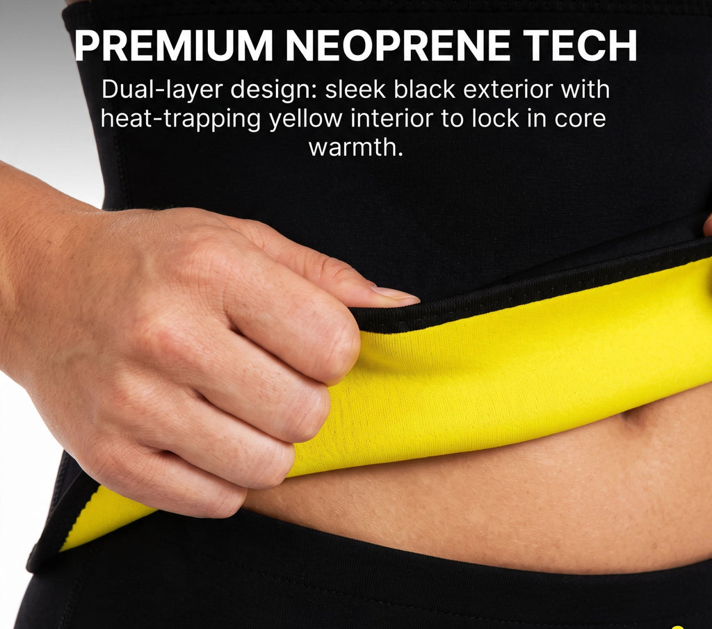 Neoprene Waist Trimmer Belt – Sweat More, Tone Faster