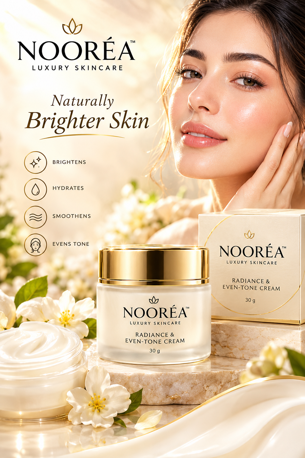 NOORÉA Brightening Cream – Glow-Boosting Skin Radiance Formula