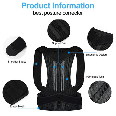 Posture Corrector Belt – Waist & Back Support for All-Day Comfort