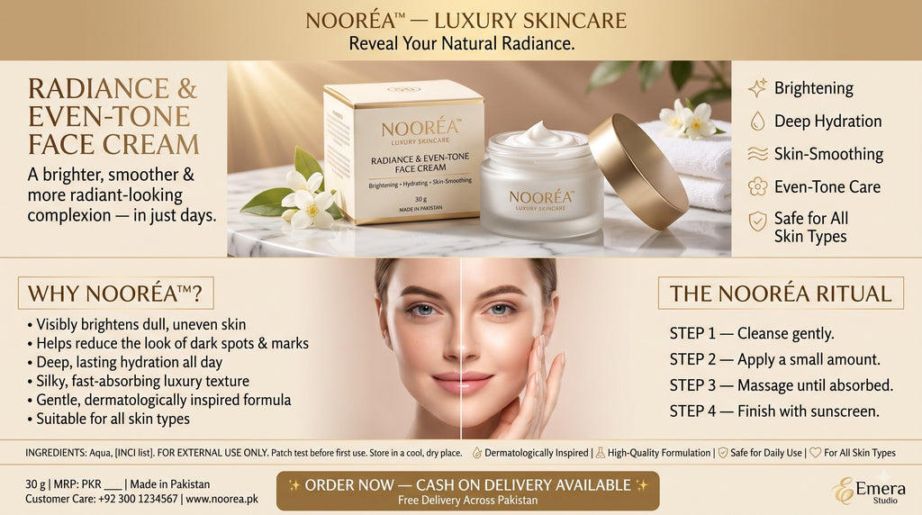NOORÉA Brightening Cream – Glow-Boosting Skin Radiance Formula