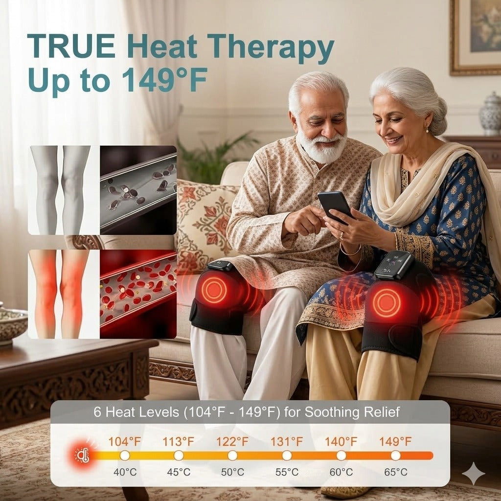 Neck and Shoulder Massager 3 intensity levels - Gentle Relief, Moderate Soothing, Deep Relaxation