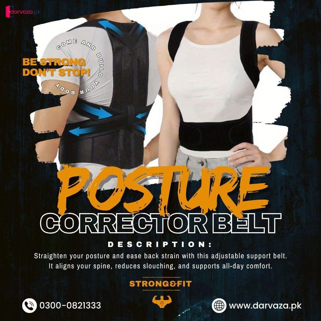 Posture Corrector Belt – Waist & Back Support for All-Day Comfort